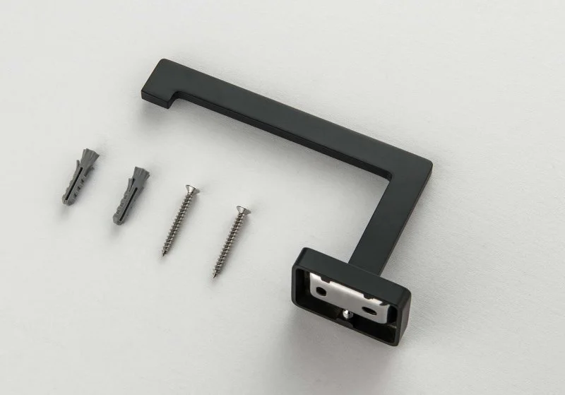 Бумагодержатель AQUATEK, матовый черный AQ4308MB ЛИБРА