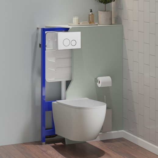 URBSET41BI COX Комплект 4 в 1 URBATEC безободковый унитаз, сиденье, инсталляция, кнопка белая глянцевая URBSET41BI COX Комплект 4 в 1 URBATEC безободковый унитаз, сиденье, инсталляция, кнопка белая глянцевая