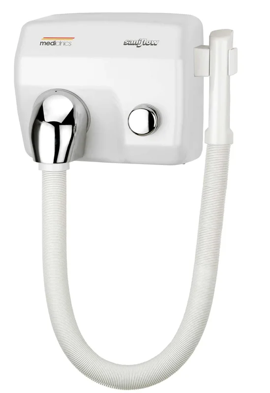 Кнопочный нажимной фен для волос для общественных мест Mediclinics Saniflow SC1088HT