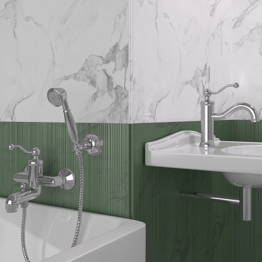 Смеситель для раковины PAINI Duomo 88CR205 без донного клапана, хром (CR) Смеситель для раковины PAINI Duomo 88CR205 без донного клапана, хром (CR)