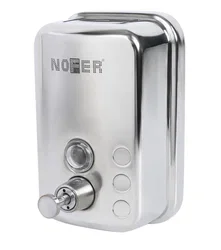 Вертикальный  компактный дозатор для мыла из нержавеющей стали Nofer 03001.06.B
