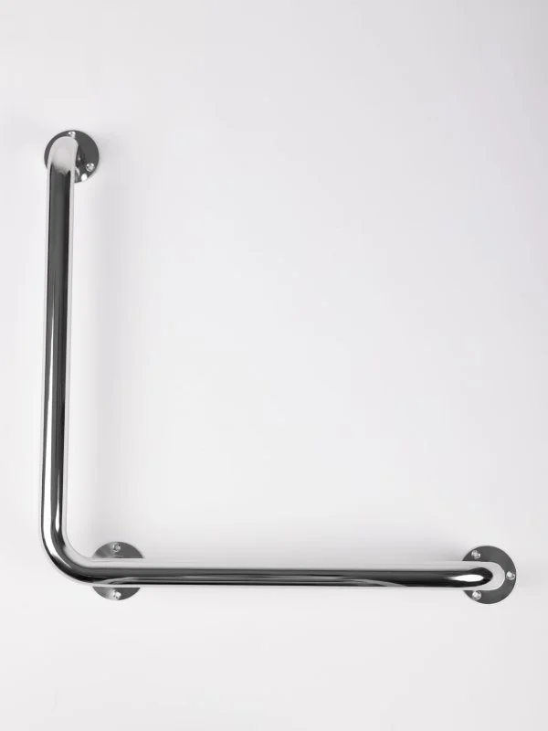 Поручень настенный Г-образный. 600*600 мм, R, POR-0000007