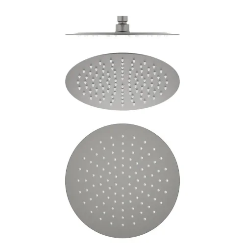 AQ2073BGM круглый верхний душ  250*2 мм, оружейная сталь