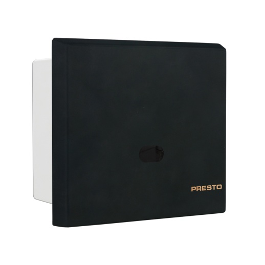 Электронный сенсорный клапан смыва писсуара PRESTO 55482 SENSAO 8100 N с чёрной крышкой