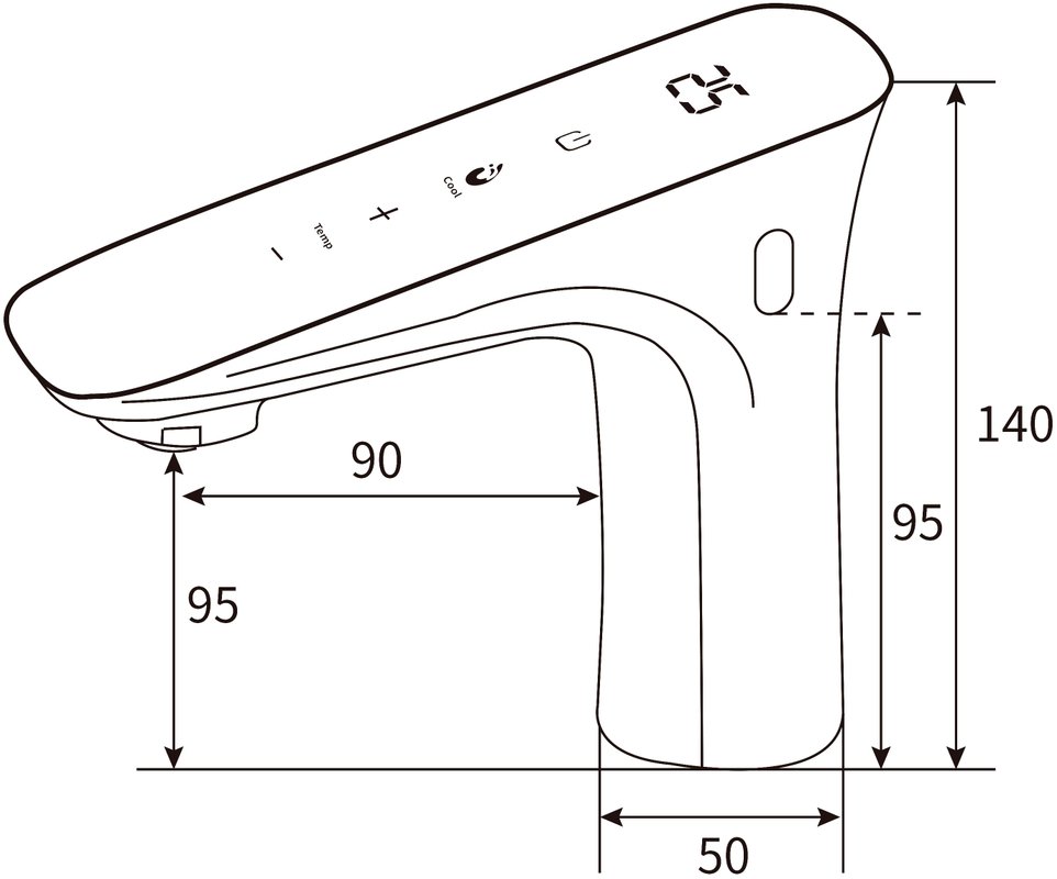 Смеситель для раковины beWash Photocell BWAM0BS8041 Хром Смеситель для раковины beWash Photocell BWAM0BS8041 Хром