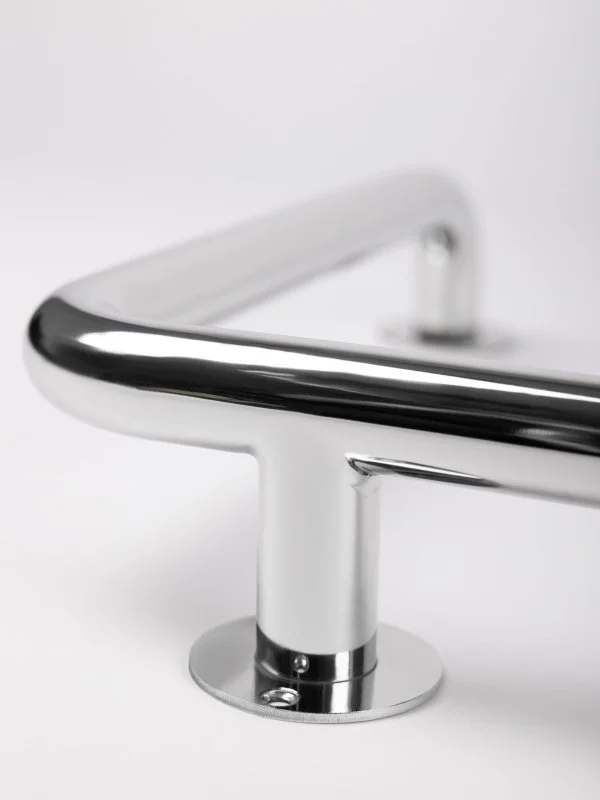 Поручень настенный Г-образный. 600*600 мм, R, POR-0000007