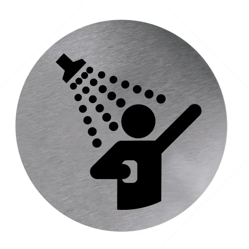 Табличка информационная "душевая комната" Mediclinics PS0007CS