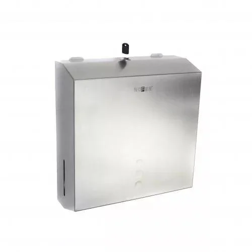Диспенсер для бумажных полотенец Nofer 04006.S из нержавеющей стали матовый