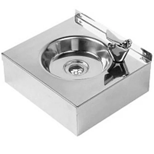 Раковина настенная антивандальная с фонтанчиком питьевым NOFER 10023.B