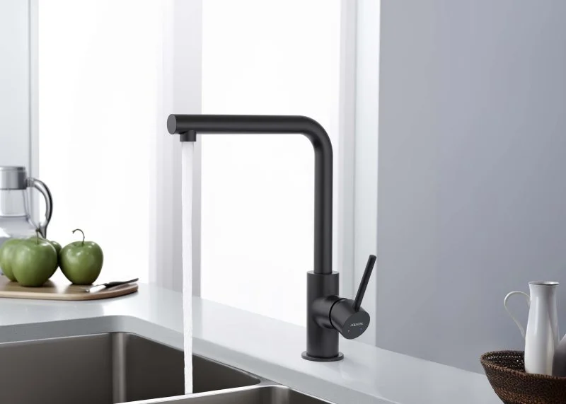 Смеситель для кухни AQUATEK, матовый черный AQ1380MB ЕВРОПА