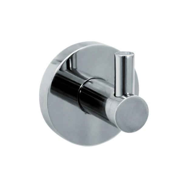 Крючок для ванной одинарный NIZA Nofer 16849.B глянцевый