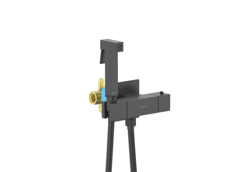 Комплект для гигиенического душа термостатический встроенный AQUATEK AQ1028MB ЛИБРА