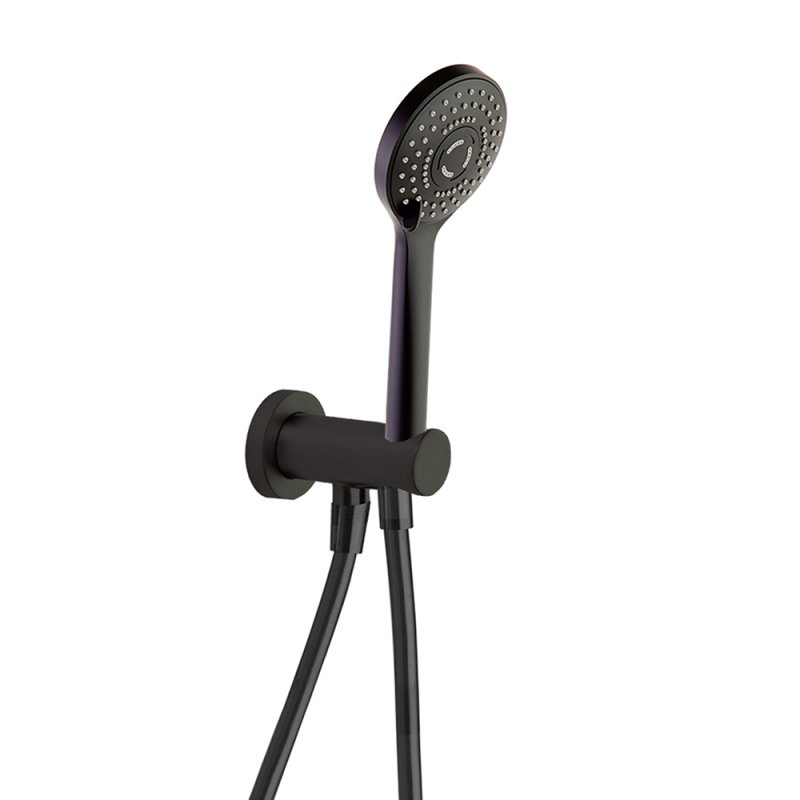 Душевой набор встраиваемый 3782BTNM черный