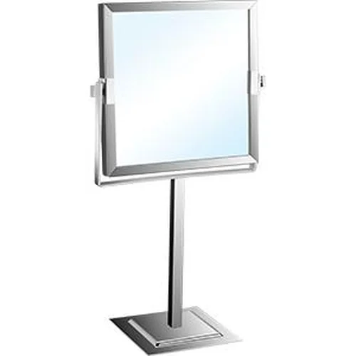 Зеркало косметическое  настольное квадратное двустороннее Nofer 08005.B