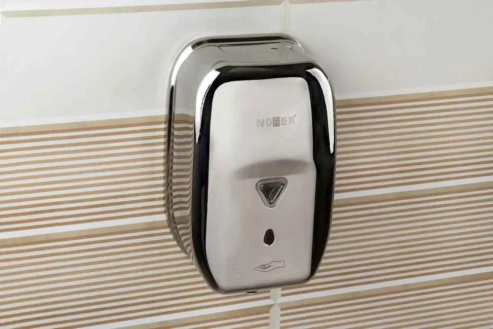 Дозатор для жидкого мыла автоматический Nofer 03023.S сенсорный из нержавеющей стали AISI 304