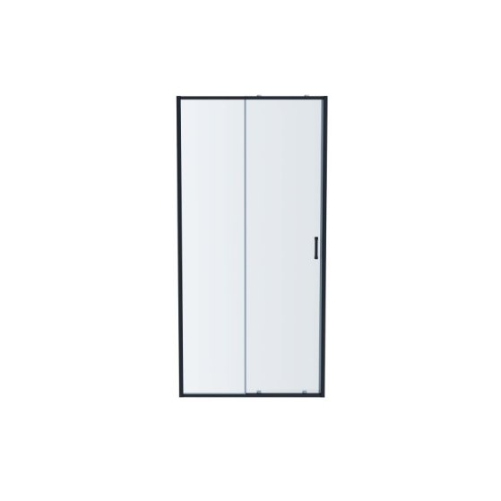 AQ ARI RA 10020GM Душевая дверь двухэлементная, раздвижная1000x2000 профиль оружейная сталь