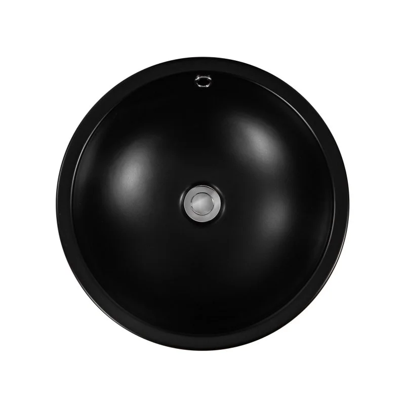 Раковина накладная для установки на столешницу AQUATEK AQ5354-MB 440*440*175, матовый черный