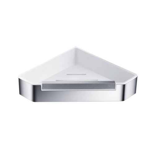 AQ4976CR угловая полка для душа со стеклоочистителем