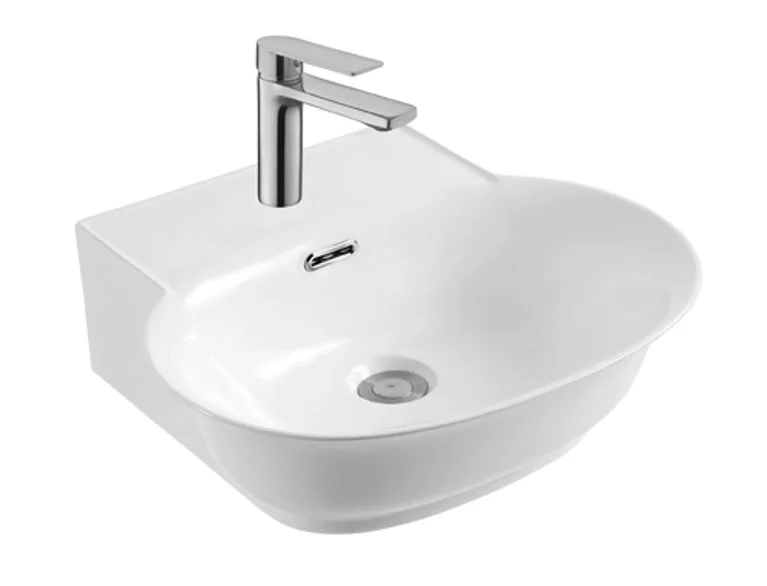 Раковина подвесная AQUATEK КЛАССИК AQ5040-00 505*405*155 мм. Можно устанавливать на мебель.