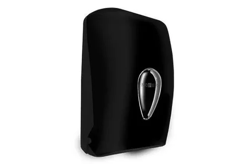 Диспенсер для листовой туалетной бумаги из ABS пластика черный Nofer 05118.N