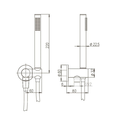 Душевой набор для встраиваемого смесителя, PAINI 53PZ440TTP4, черный брашированный PVD (PZ) Душевой набор для встраиваемого смесителя, PAINI 53PZ440TTP4, черный брашированный PVD (PZ)