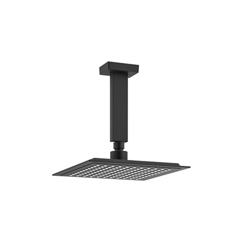 Тропический душ потолочный квадратный нерж.сталь BVK02RPK225NM черный
