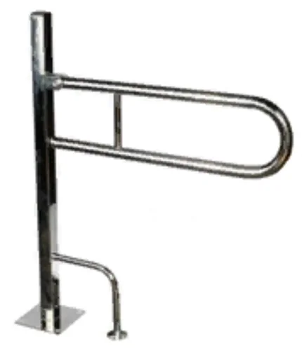 Поручень откидной с креплением к полу 800х200х980(h) мм