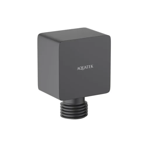 Шланговое подсоединение AQUATEK, матовый черный AQ2459MB