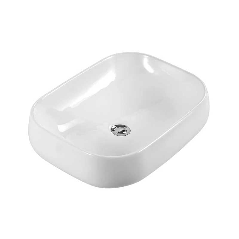 Раковина накладная для установки на столешницу AQUATEK AQ5526-MW 560*420*140, матовый белый