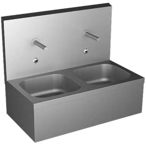 Двойной умывальник с сенсорными термостатическими смесителями, Sanela 93074 (SLUN 07ETB)