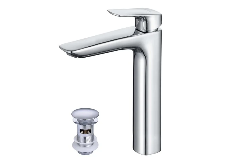 Смеситель для раковины 227 с донным клапаном AQUATEK AQ1005CR ВЕГА