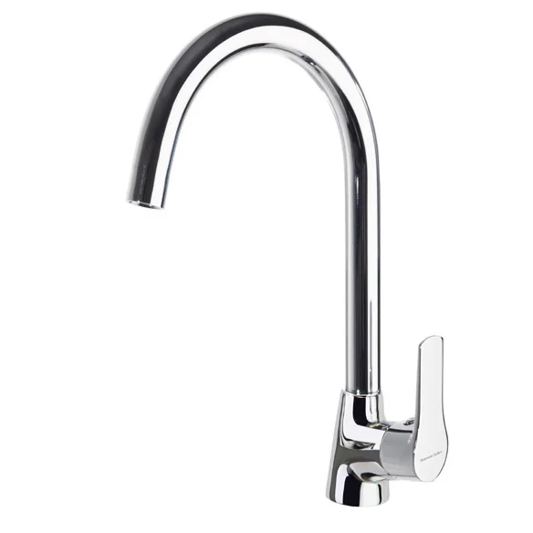 Смеситель высокий для кухни однорычажный TITANIUM 180602