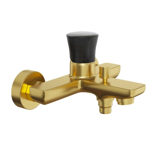 Смеситель для ванны PAINI Domus 18PJ111PZ без аксессуаров, брашированное золото PVD (PJ) Смеситель для ванны PAINI Domus 18PJ111PZ без аксессуаров, брашированное золото PVD (PJ)