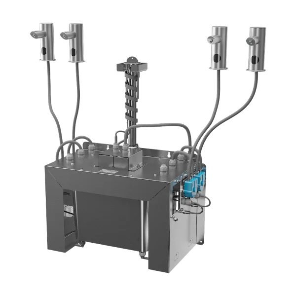 Комплект 4 шт. автоматических нержавеющих дозаторов мыла на столешницу Sanela SLZN 91E4