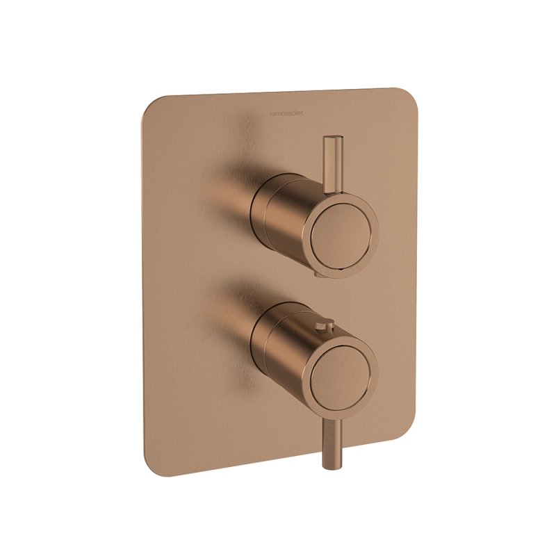 Встраиваемый термостатический смеситель для душа ODISEA 392421SCUC медь на 1 выход