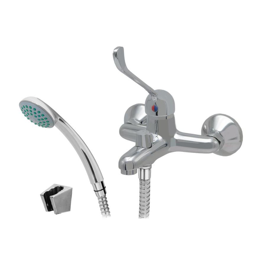 Локтевой смеситель с душевой лейкой, Варион 9620713_o