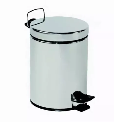 Ведро из нерж. стали 12 л. матовое с педалью Nofer 09100.12.S