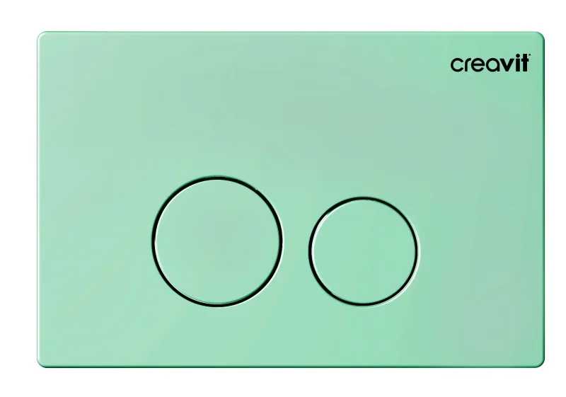 CREAVIT Кнопка для инсталляции TERRA зеленый нил  GP9002.09