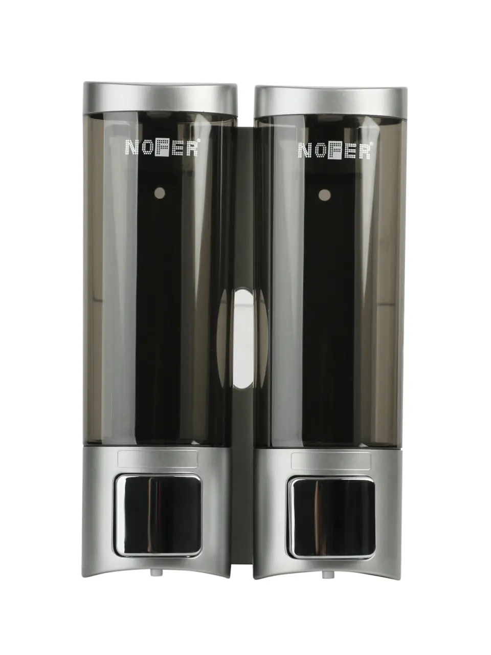 Двойной дозатор для мыла нажимной.Nofer 03032.T