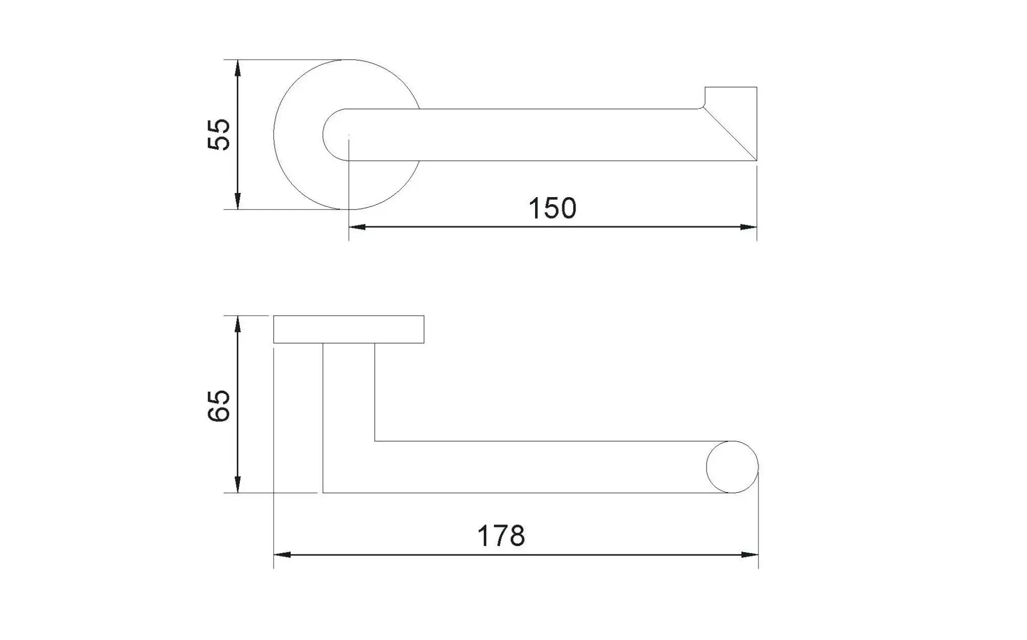 Держатель для туалетной бумаги  NIZA черный Nofer 16859.N