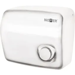 Сушилка для рук KAI Nofer 01250.W с кнопкой белая