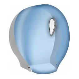 Диспенсер для туалетной бумаги пластмассовый синий 325*305*130 Nofer 05005.T