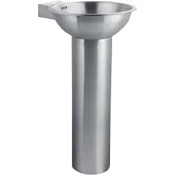 Раковина с пьедесталом без смесителя 810х426х510 матовая, Nofer 13063.S