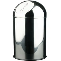 Ведро из нерж. cтали 10л. c крышкой push-open Nofer 14114.B