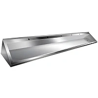 Раковина-желоб коллективная из нержавеющей стали Moeff MF-19 (2400 мм)