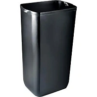 Ведро из пластика прямоугольное BLACK 23 л. Nofer 14030.N