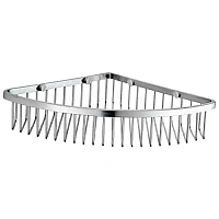 Мыльница в сеточку угловая 55х305х225 Nofer 09063.S
