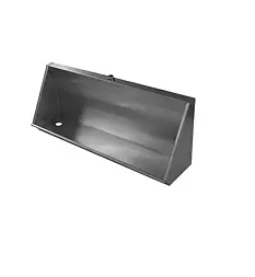 Писсуар коллективный антивандальный L 1800 мм правый Тругор