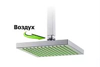 Водосберегающая лейка Savetax "Тропический душ" DWS-AIR-QXL-03 квадратная