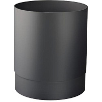 Ведро из пластика круглое BLACK 13 л. Nofer 14028.N